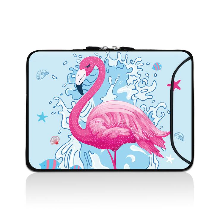 EG Notebook Tasche für 15" - Flamingo - blau
