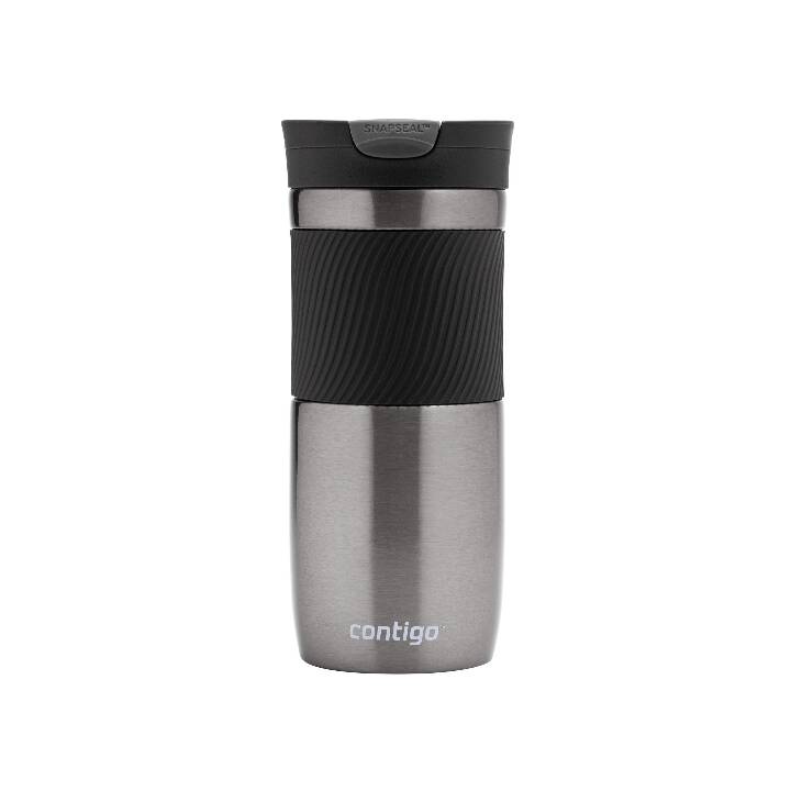 CONTIGO Bicchiere thermos Byron (0.47 l, Grigio argento, Argento)