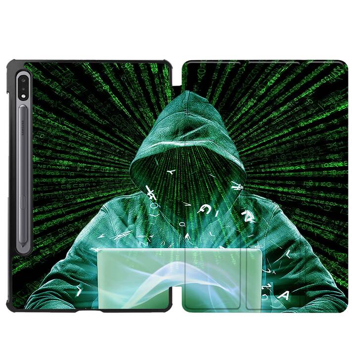 EG coque pour Samsung Galaxy Tab S8+ 12.4" (2022) - vert - réflexion