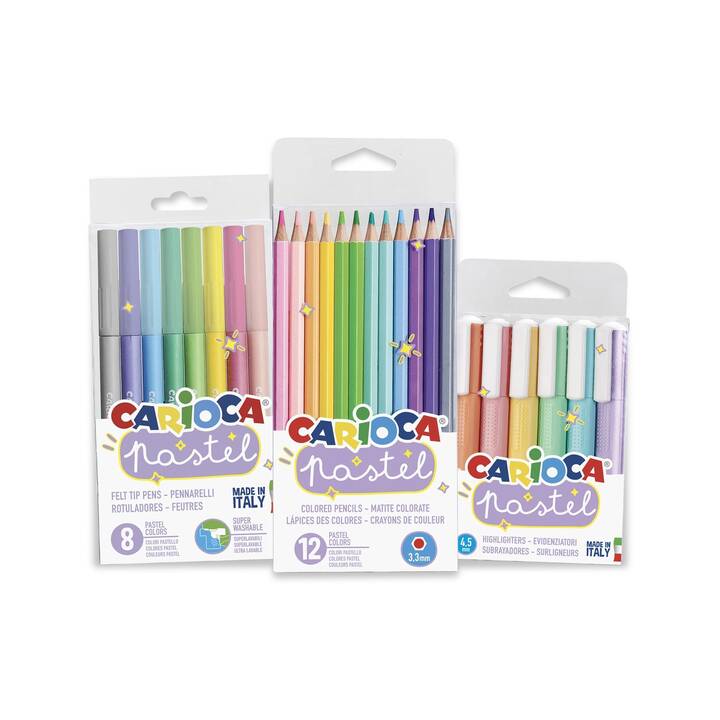 CARIOCA Crayons de couleur (Multicolore, 26 pièce)