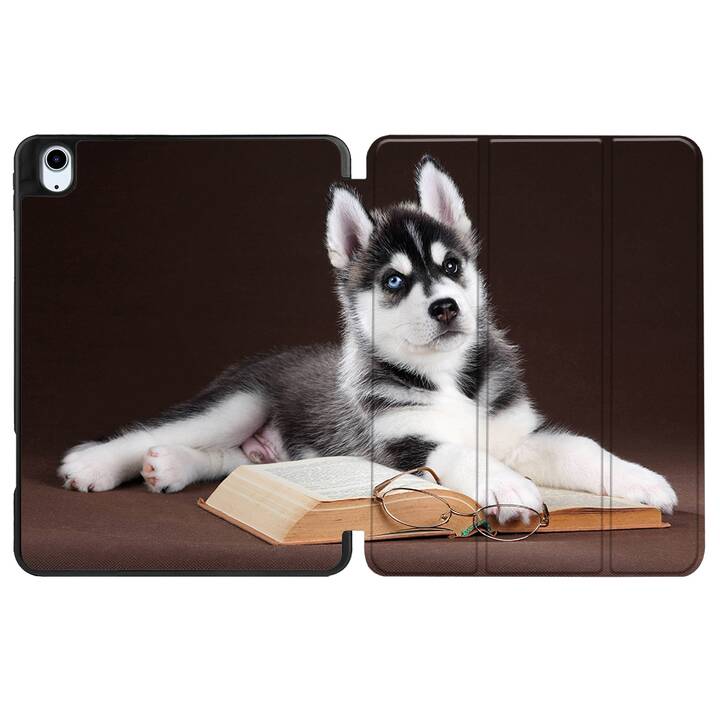 EG coque pour iPad Air 10.9" (2022) 5e génération - noir - chiens