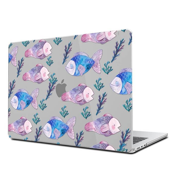 EG Hardcase (Macbook Air 15" M2 2023, Pesce, Blu)