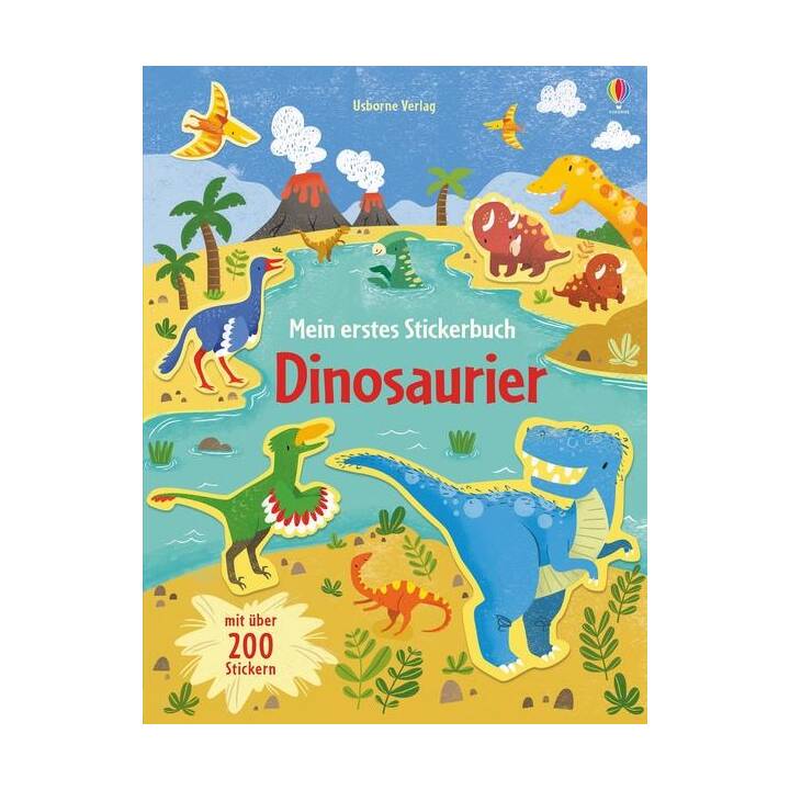 USBORNE PUBLISHING Libro degli adesivi (Dinosauro)