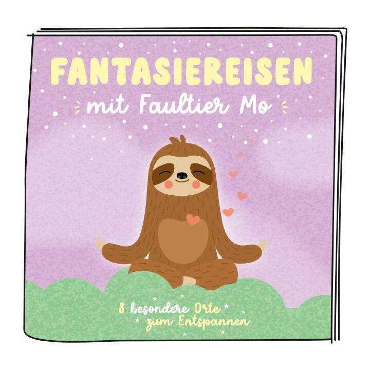 TONIES Pièce radiophonique pour enfants Fantasiereisen mit Faultier Mo - 8 besondere Orte zum Entspannen (DE, Toniebox)