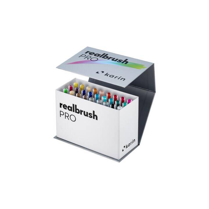 KARIN Real Brush Pro Crayon feutre (Coloris assortis, 26 pièce)