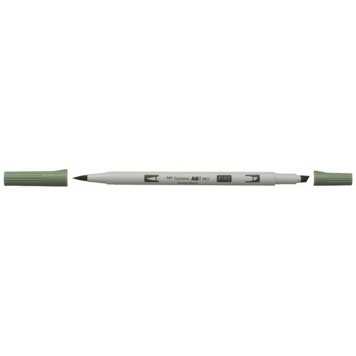 TOMBOW Dual Brush ABT Pro 192 Traceur fin (Vert, 1 pièce)