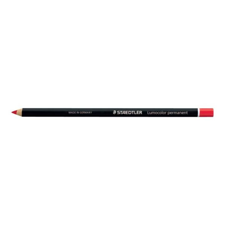 STAEDTLER Marqueur permanent Lumocolor (Rouge, 1 pièce)