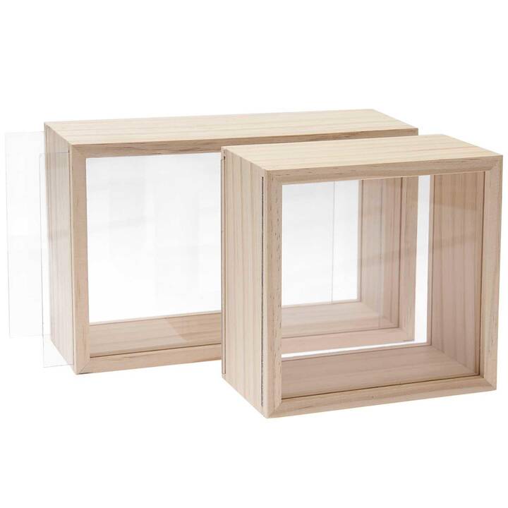RICO DESIGN Deko Miniatur-Möbel (Kiefer, Transparent, Beige)