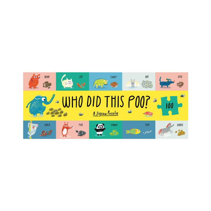 LAURENCE KING VERLAG  Who Did This Poo? Puzzle (100 pièce)