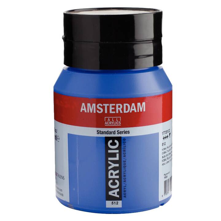 TALENS Couleur acrylique Amsterdam (500 ml, Bleu de cobalt, Bleu)