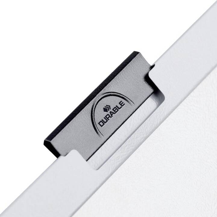 DURABLE Cartellina con clip Duraclip (Bianco, A4, 1 pezzo)