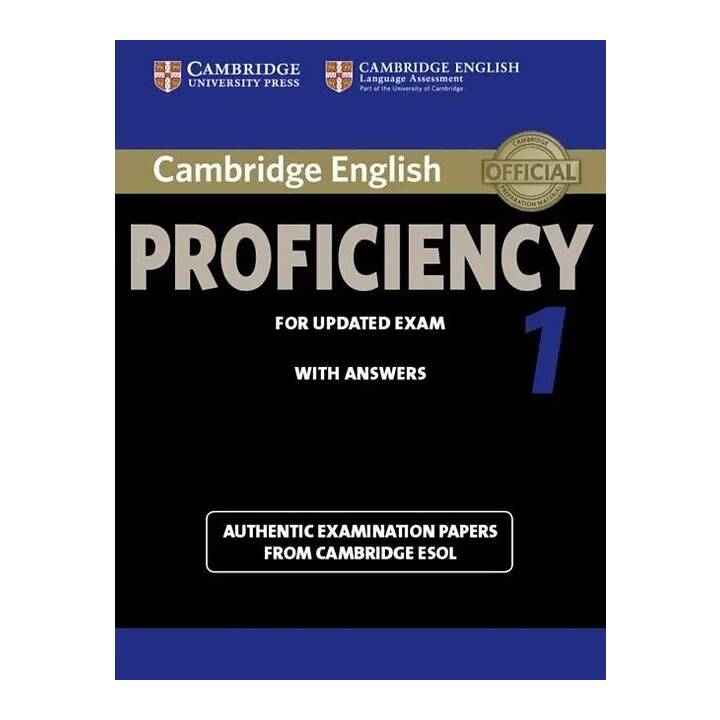 Cambridge English Proficiency 1. Student's Book with answers