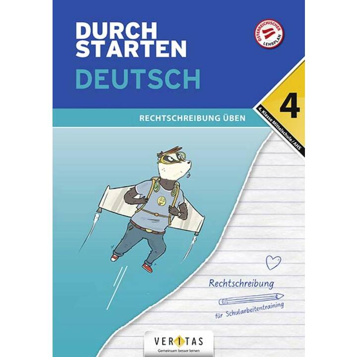 Durchstarten Deutsch 4. Klasse Mittelschule/AHS Rechtschreibung übenn