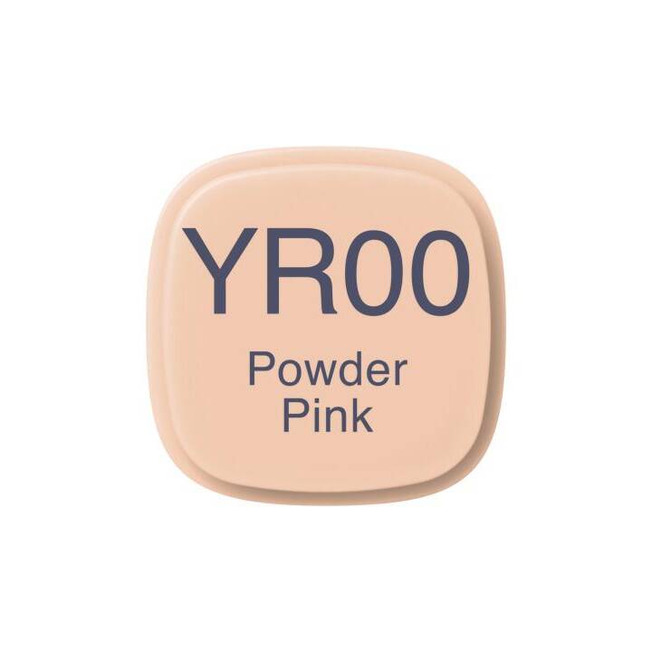 COPIC Marqueur de graphique Classic YR00 Powder Pink (Pink, 1 pièce)