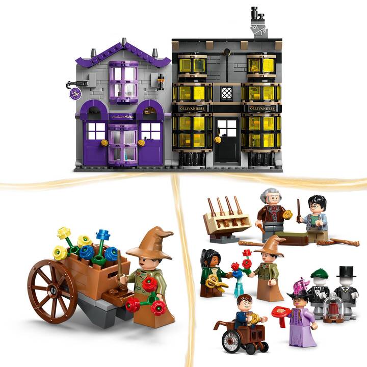 LEGO Harry Potter Ollivander et Madame Guipure, prêt-à-porter pour mages et sorciers (76439)