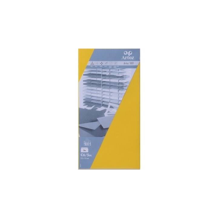 ARTOZ Enveloppes 1001 (C6/5, 5 pièce)