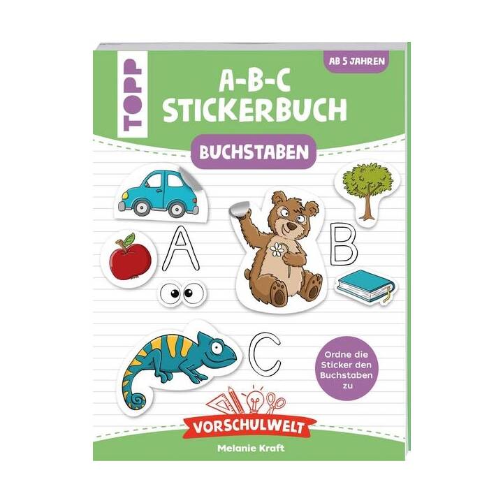 FRECH VERLAG Stickerbuch (Text & Buchstaben)