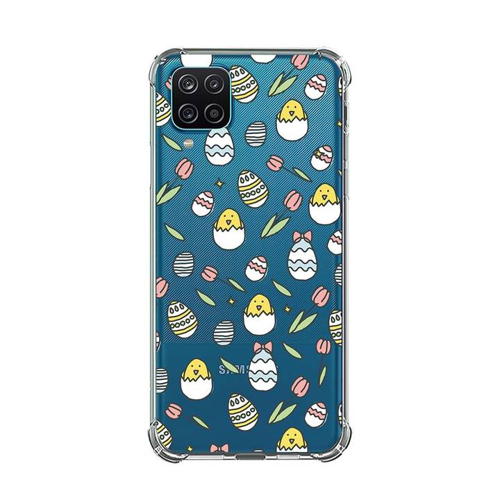 EG Backcover (Galaxy A12, Pasqua, Transparente)