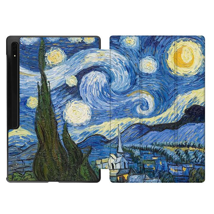 EG coque pour Samsung Galaxy Tab S8 Ultra 14.6" (2022) - Bleu - Peinture