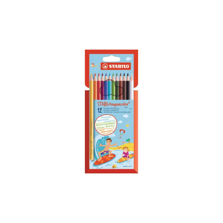 STABILO Crayons de couleur (Multicolore, 12 pièce)