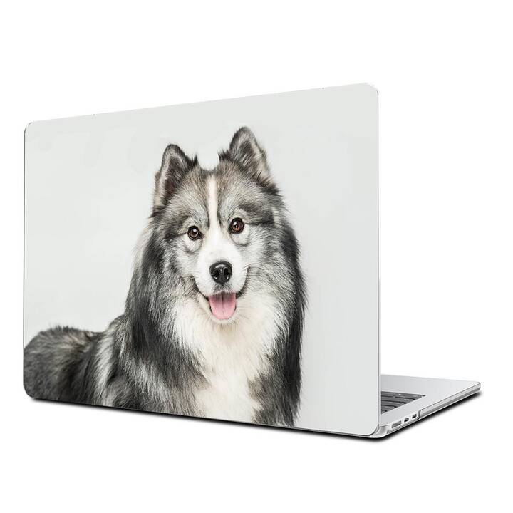 EG Coque rigide (Macbook Air 15" M3 2024, Chiens, Gris)