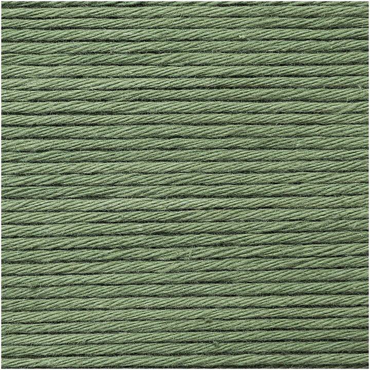 RICO DESIGN Wolle (50 g, Olivgrün, Grün)