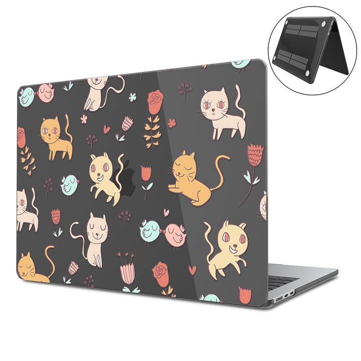 EG Hardcase (MacBook Air 13" M3 2024, Gatti, Transparente)