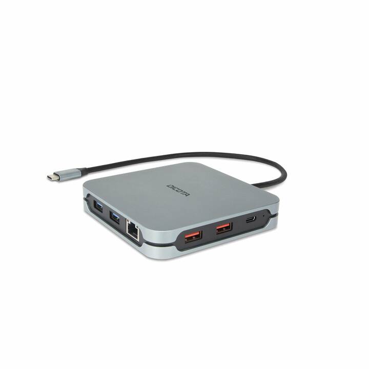DICOTA Dockingstation (2 x HDMI, RJ-45 (LAN), Thunderbolt 3, 6 x USB A)
