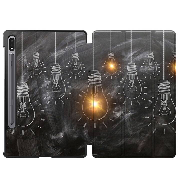 EG flip cover per Samsung Galaxy Tab S7 FE 12,4" (2021) - idea nera