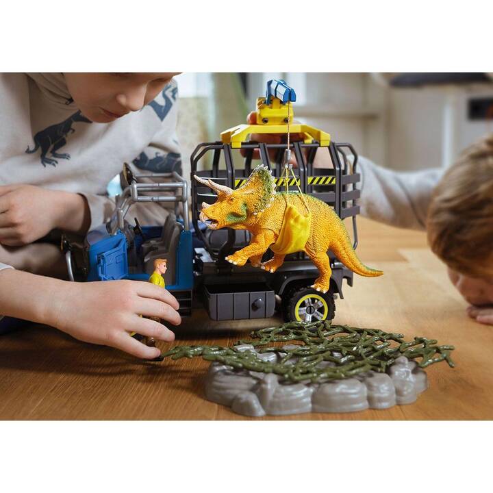 SCHLEICH Dinosaurs Truck Mission Set di figure da gioco