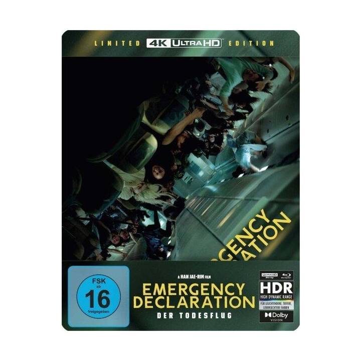 Emergency Declaration - Der Todesflug (4K Ultra HD, Limited Edition, Steelbook, DE, KO)