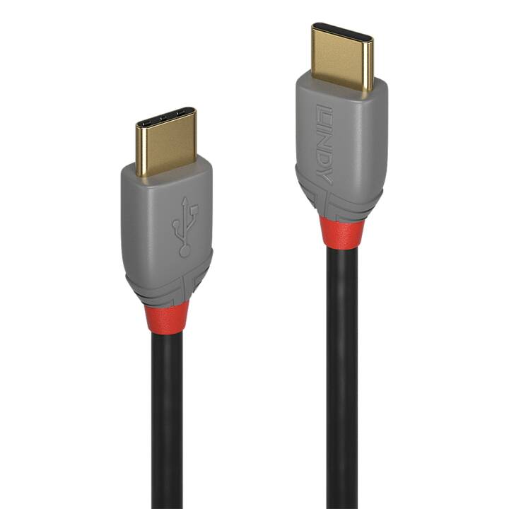 LINDY USB-Kabel (USB 2.0 Typ-C, 3 m)