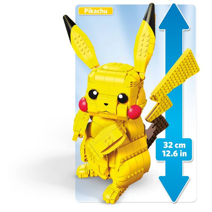 MEGA CONSTRUX Mega Construx Pokémon Jumbo Pikachu (825 pezzo)