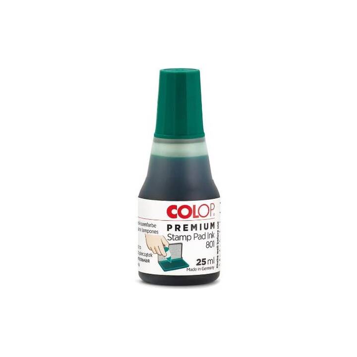 COLOP Couleur d'encre 801 (Vert, 25 ml, 1 pièce)
