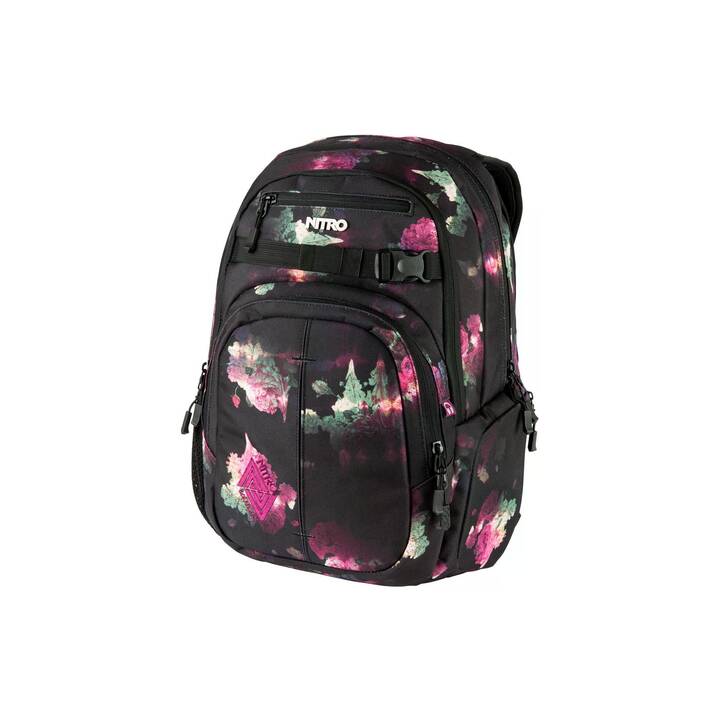 NITRO Zaino Chase (35 l, Nero, Rosa)