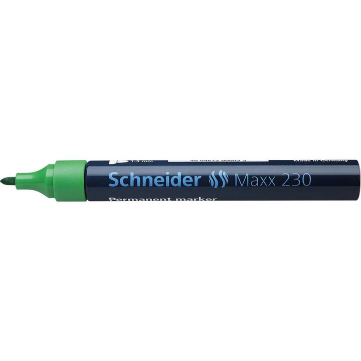 SCHNEIDER Marqueur permanent Maxx 230 (Vert, 1 pièce)