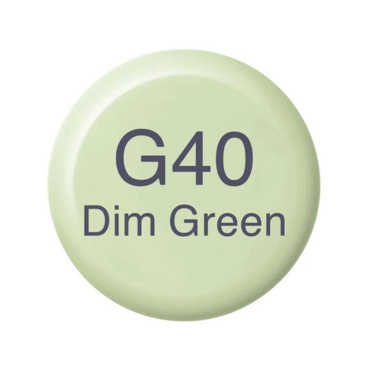 COPIC Encre G40 Dim Green (Vert, 12 ml)