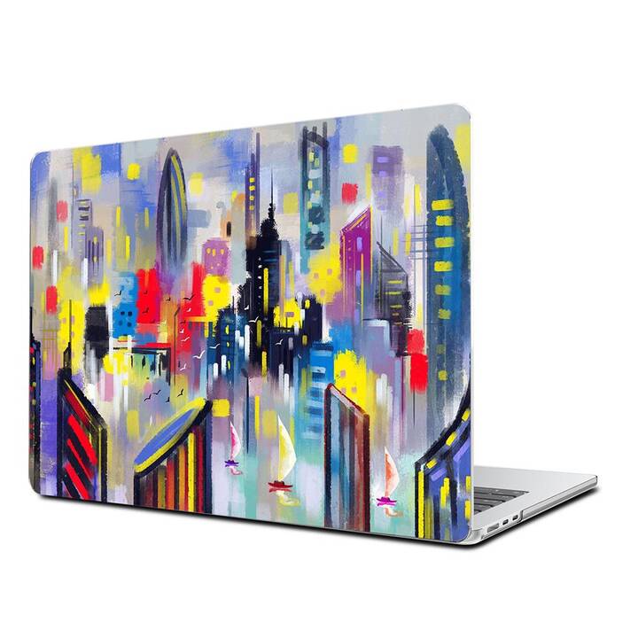 EG Coque rigide (MacBook Air 13" M3 2024, Paysage, Multicolore)