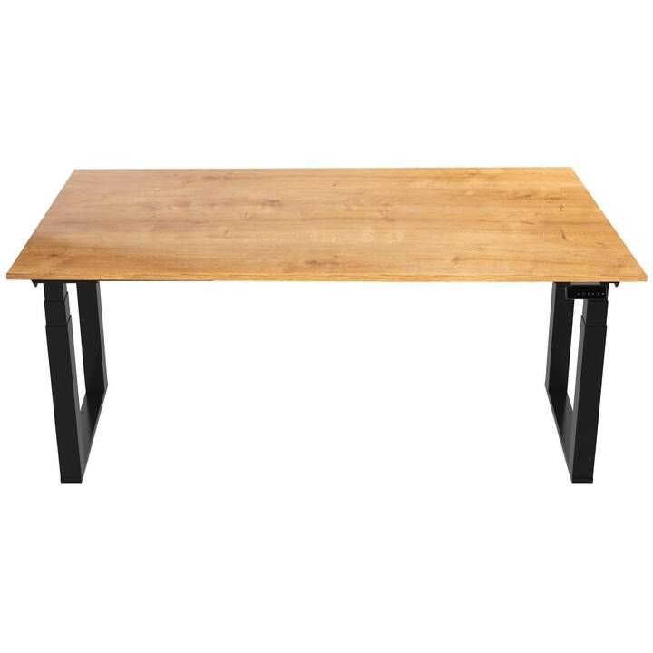 CONTINI Pied de table (180 cm x 80 cm, Brun, Noir)