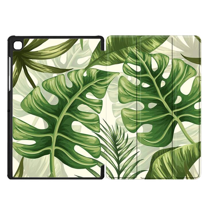 EG coque pour Samsung Galaxy Tab A7 Lite 8.7" (2021) - vert - feuilles