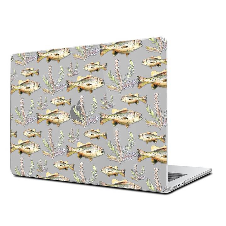 EG Coque rigide (Macbook Air 15" M3 2024, Poisson, Jaune)