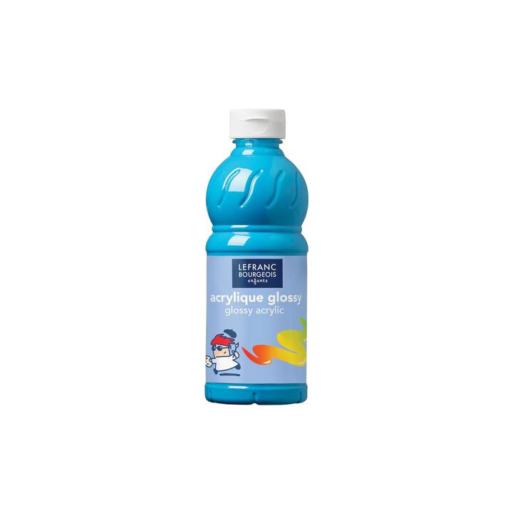 LEFRANC BOURGEOIS Colore acrilica (500 ml, Blu, Turchese)