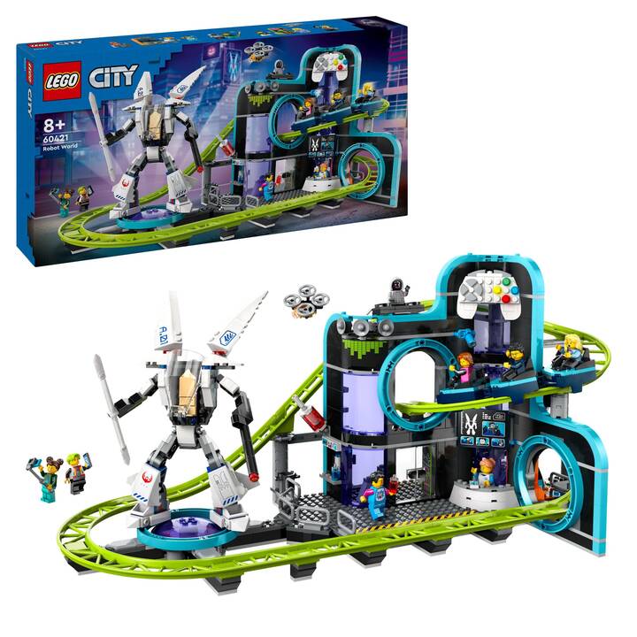 LEGO City Montagne russe di Robot World (60421)