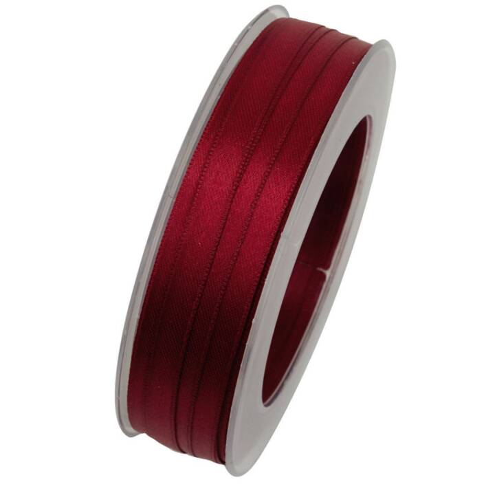 GOLDINA Ruban textile 8972 (Rouge, 25 m)