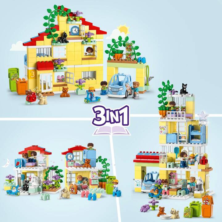 LEGO DUPLO Town La maison familiale 3-en-1 (10994)