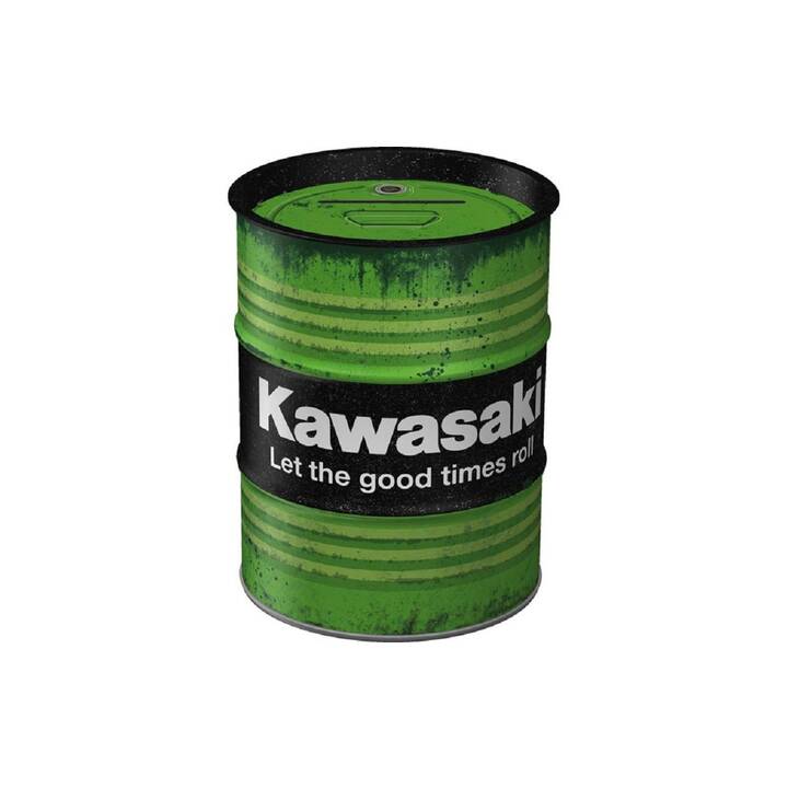 NOSTALGIC ART Sparbüchse  Kawasaki (Grün, Mehrfarbig)