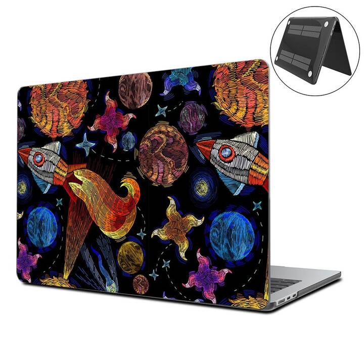 EG Coque rigide (MacBook Air 13" M3 2024, Broderie, Multicolore)