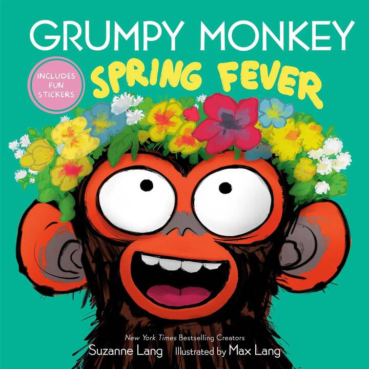 Grumpy Monkey Spring Fever. Includes Fun Stickers!