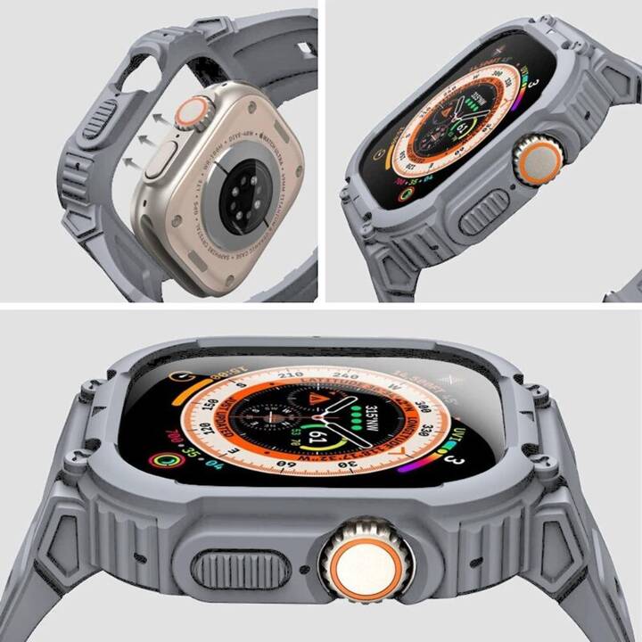 EG Cinturini (Apple Watch 45 mm, Grigio)