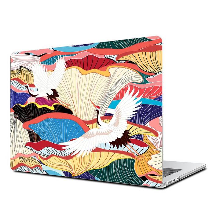 EG Coque rigide (MacBook Air 13" M2 2022, Oiseaux, Multicolore)
